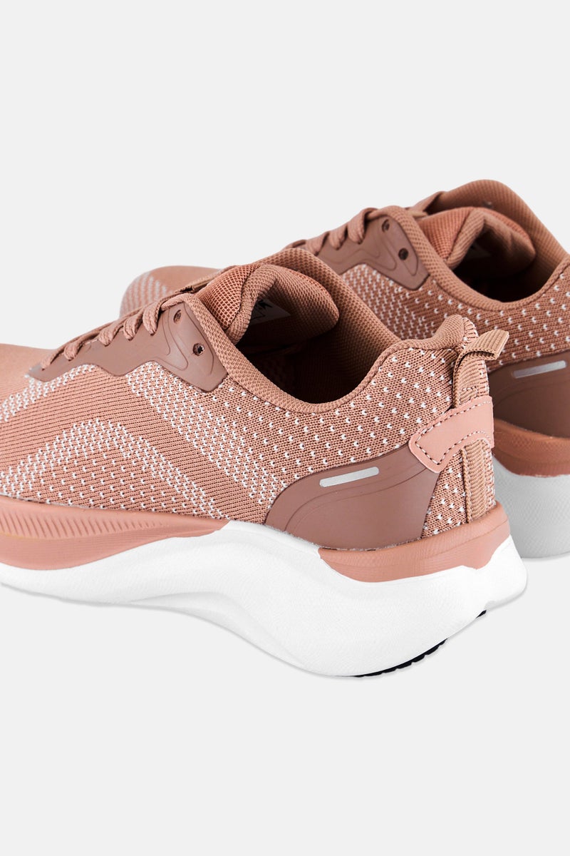 RBX Women Lace Up Running Shoes, Old Pink - Image 2